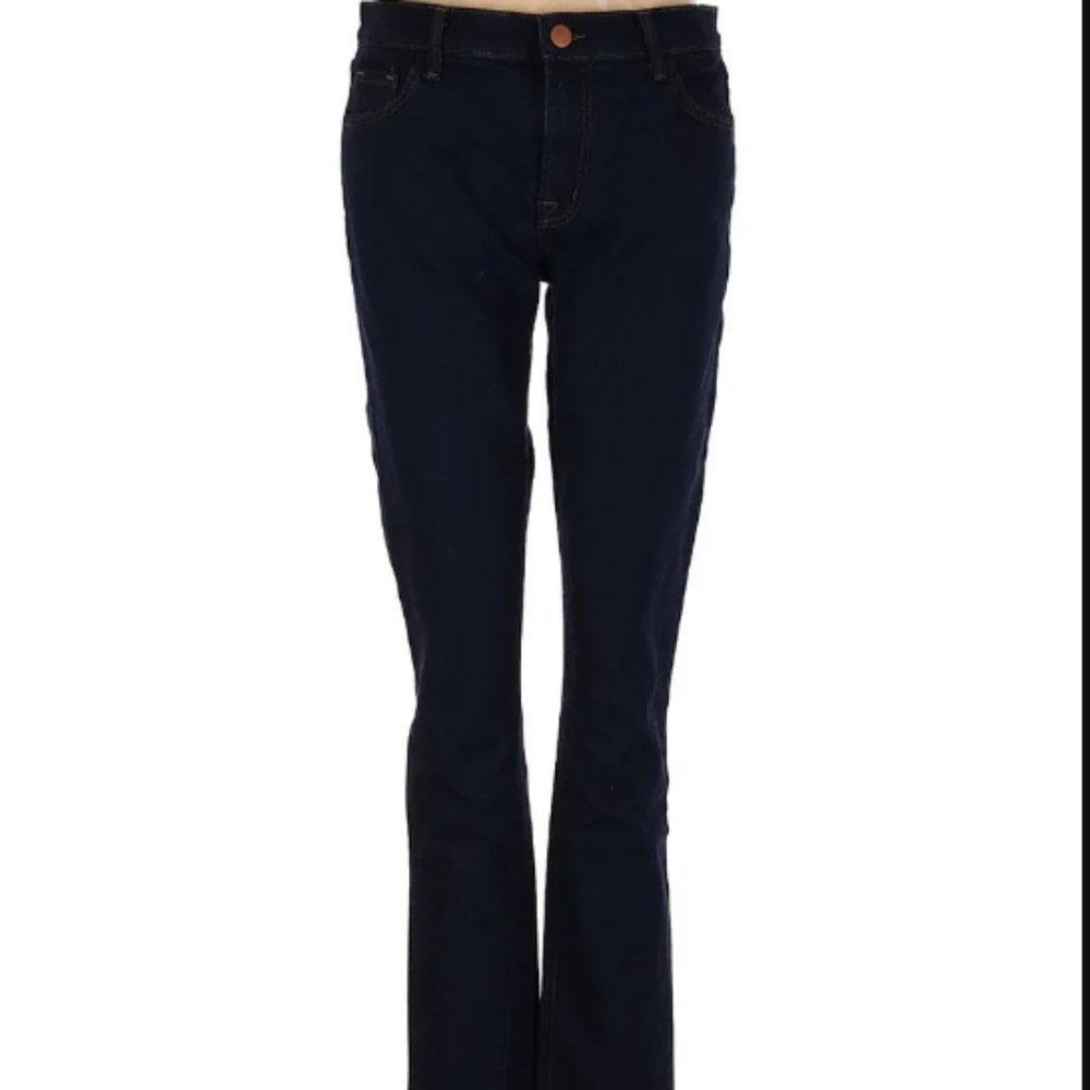 j brand jeans Sz 28 Women's mid rise skinny dark denim wash